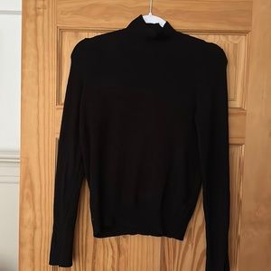 Black turtleneck Zara sweater